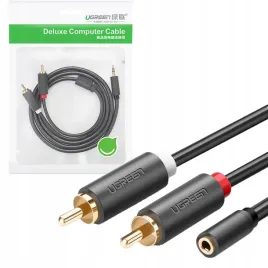ugreen-kabel-adapter-2xrca-do-mini-jack-35mm-25cm