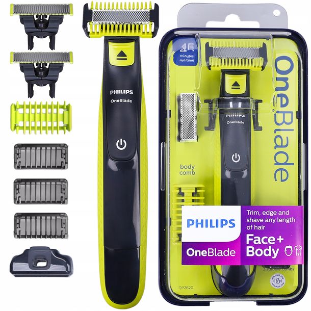 PHILIPS ONEBLADE QP2620/20 GOLARKA DO BRODY CIAŁA - ERLI.pl