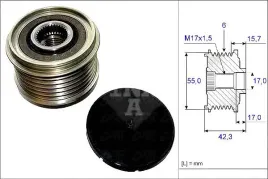kolo-pasowe-alternatora-renault-ina