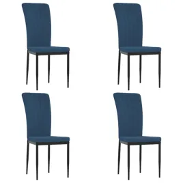 krzesla-stolowe-4-szt-niebieskie-obite-aksamitem