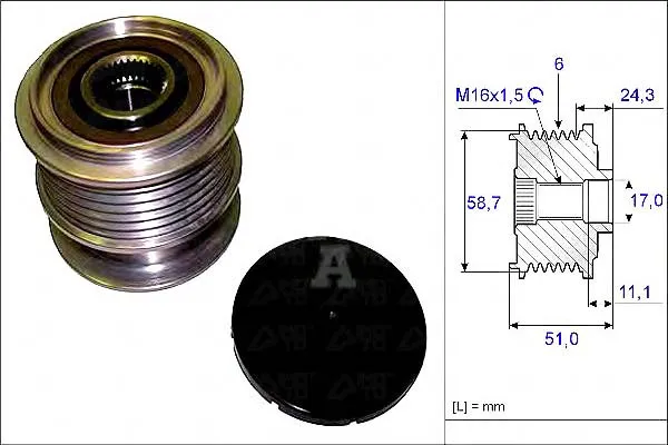 kolo-pasowe-alternatora-ford-ina