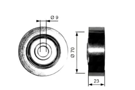 rolka-prowadzaca-pasek-bmw-3-e46-5-e39-7-e38