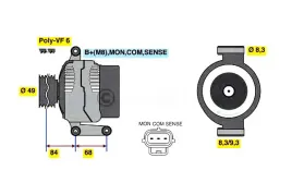 alternator-ford-focus-c-max-ii-bosch