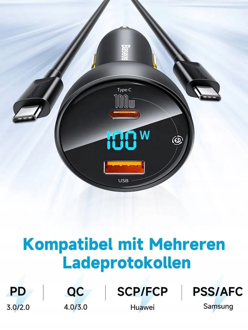 baseus-ladowarka-samochodowa-100w-usb-c-kabel-stan-nowy