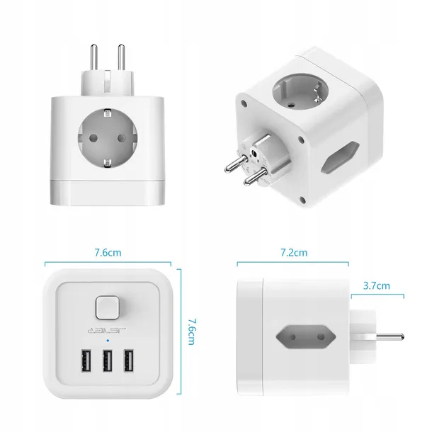 jsver-adapter-gniazdko-rozgaleznik-cube-usb-6w1-stan-nowy-kolor-bialy