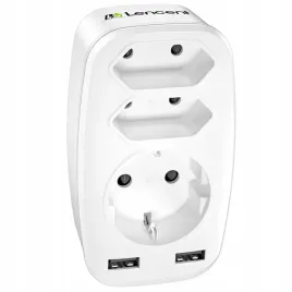 lencent-adapter-do-gniazdka-ladowarka-usb-5w1