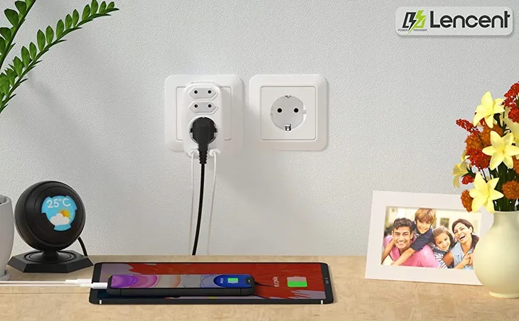 lencent-adapter-do-gniazdka-ladowarka-usb-5w1-kolor-bialy-stan-nowy