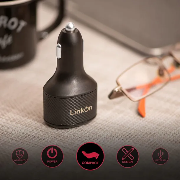 linkon-ladowarka-samochodowa-adapter-130w-usb-c-stan-nowy