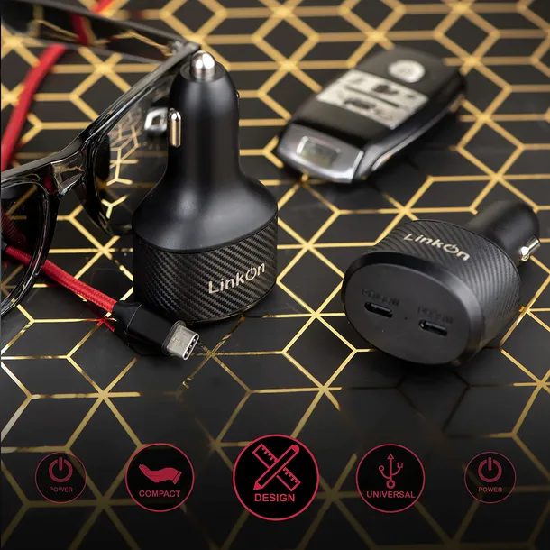 linkon-ladowarka-samochodowa-adapter-130w-usb-c-stan-nowy