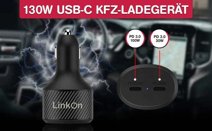 linkon-ladowarka-samochodowa-adapter-130w-usb-c-stan-nowy