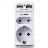 ucomen-adapter-do-gniazdka-ladowarka-usb-2w1