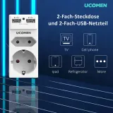 ucomen-adapter-do-gniazdka-ladowarka-usb-2w1-stan-nowy
