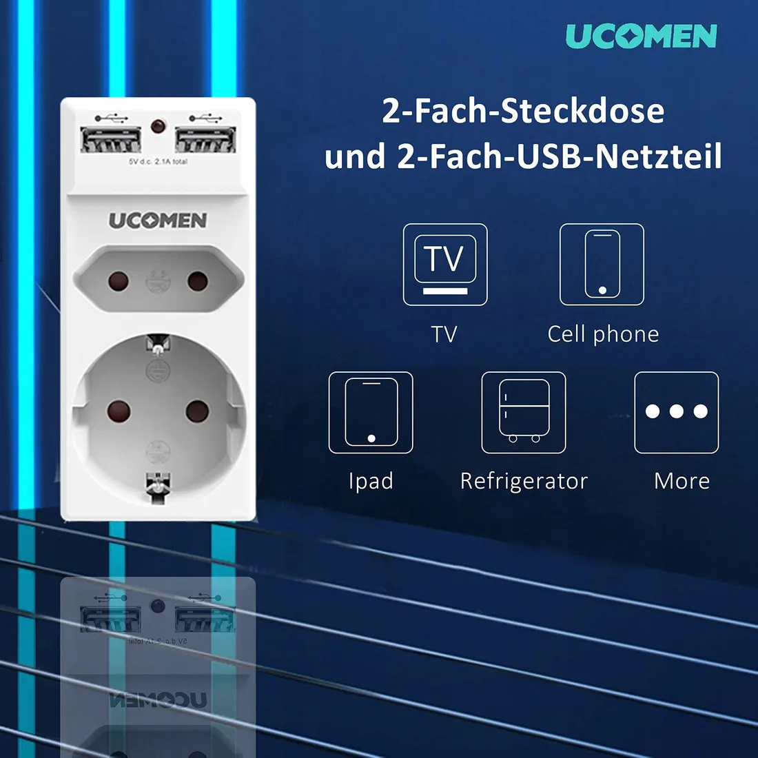 ucomen-adapter-do-gniazdka-ladowarka-usb-2w1
