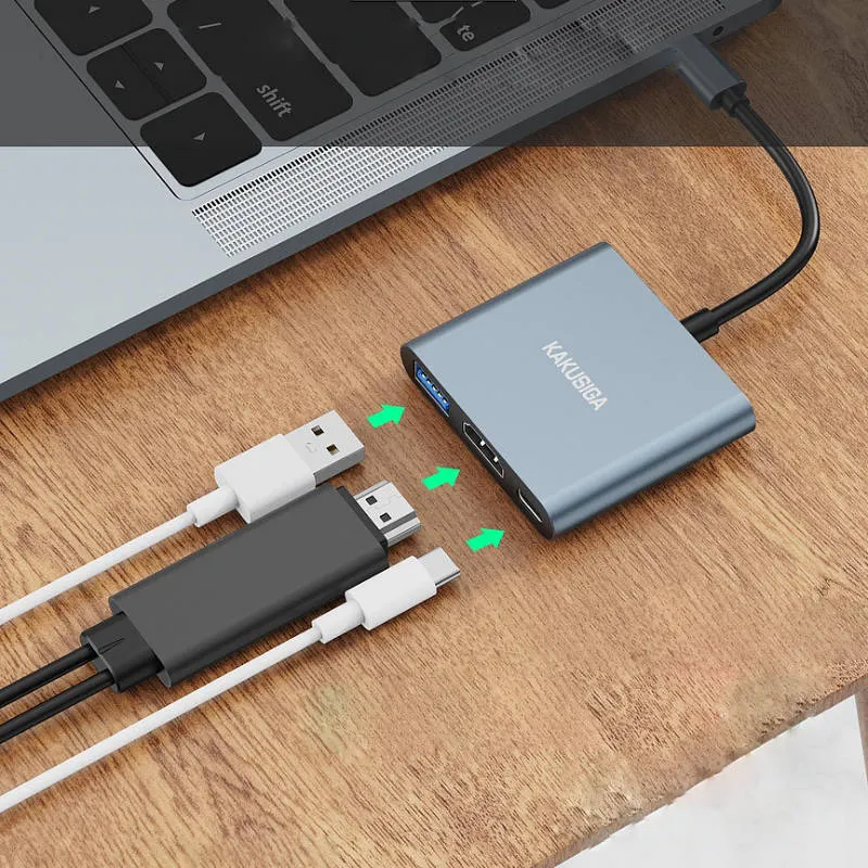hub-adapter-3w1-usb-c-typ-hdmi-usb-3-0-stan-nowy
