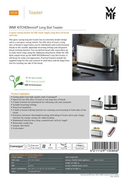 wmf-kitchenminis-toster-long-slot-moc-900-w