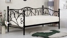 pojedyncze-lozko-czarne-90x200-cm-zdobiona-rama