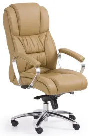 fotel-obrotowy-skorzany-tapicerowany-bez-bezowy