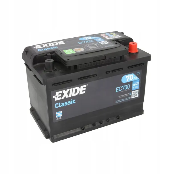 akumulator-exide-classic-70ah-640a-p-stan-nowy
