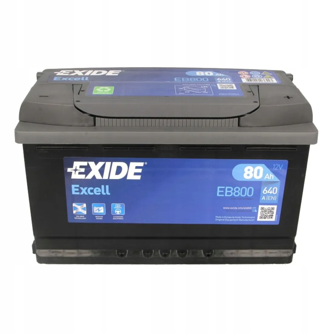 akumulator-exide-excell-80ah-640a-p-stan-nowy