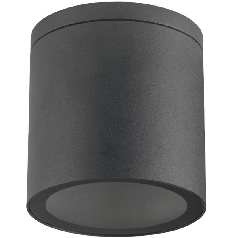 Lampa Sufitowa SPOT LED QUAZAR 18 GU10 IP44 KOBI ALUMINIUM Okrągła Czarna ERLI.pl