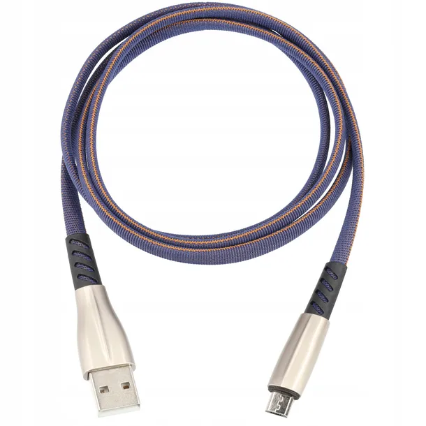 nylonowy-kabel-plaski-usb-micro-100cm-432-niebieski-stan-nowy
