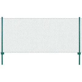 siatka-ogrodzeniowa-ze-slupkami-stal-25-x-075-m-zielony