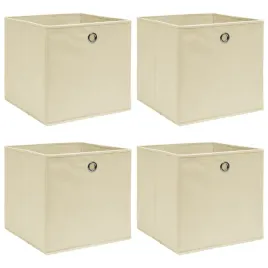 pudelka-4-szt-kremowe-32x32x32-cm-tkanina