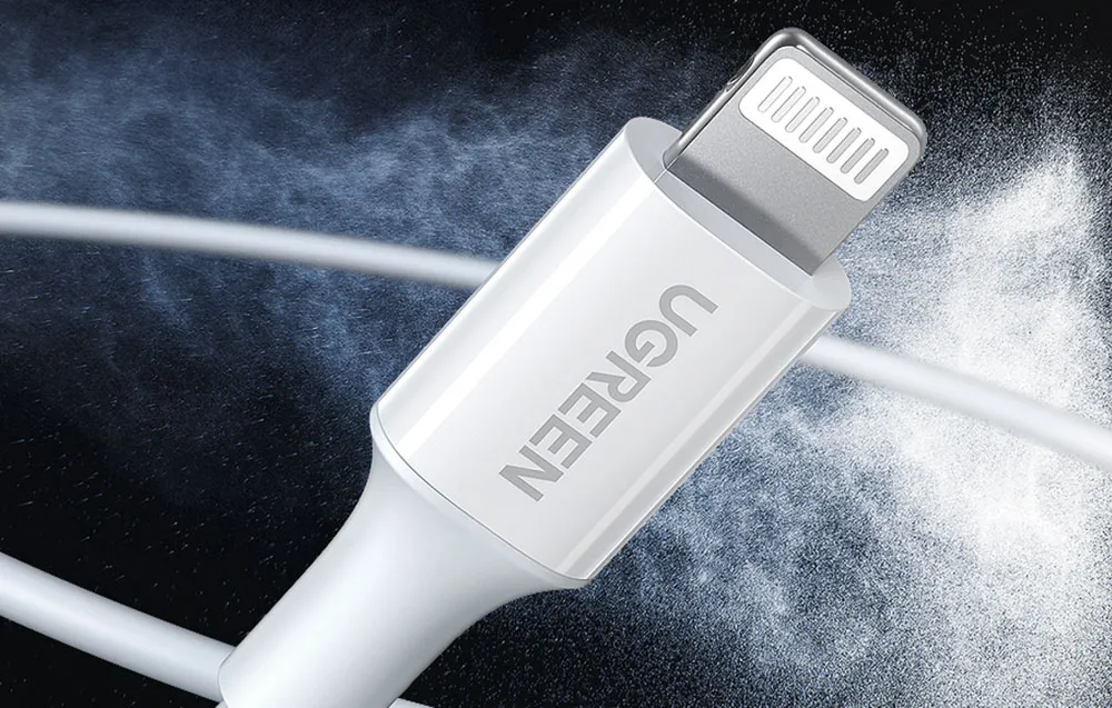 kabel-lightning-do-usb-ugreen-2-4a-us155-1-5m-bialy