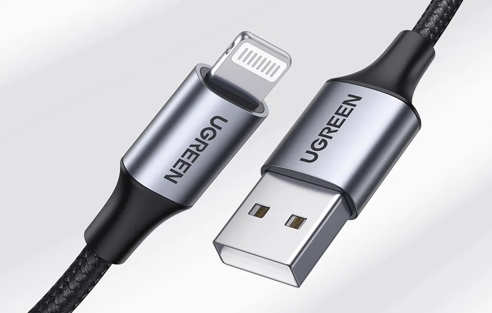 kabel-lightning-do-usb-ugreen-2-4a-us199-1m-czarny