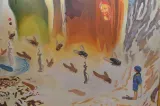 obraz-na-plotnie-narodziny-wenus-abstrakcja