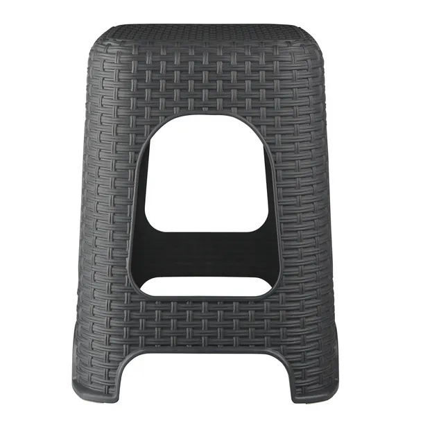 taboret-stolek-plastikowy-bentom-rattan-grafitowy