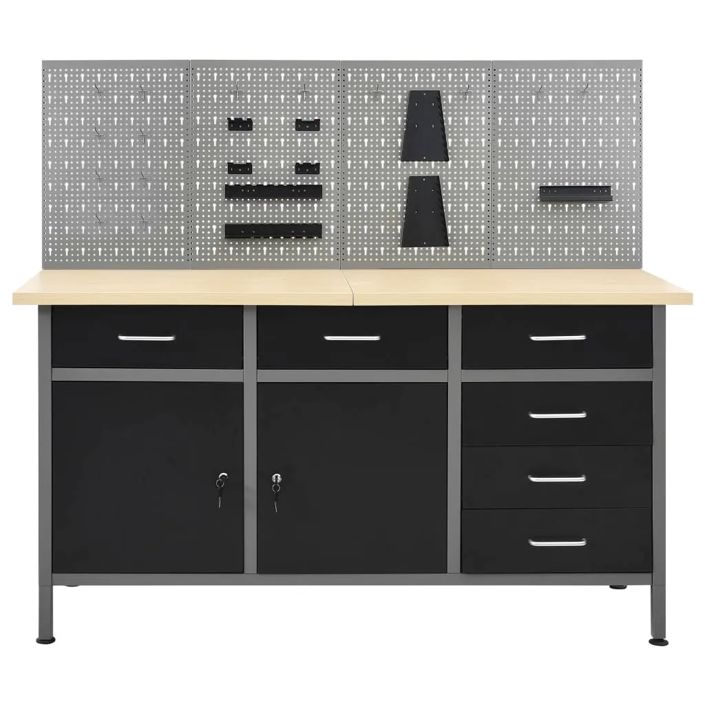 stol-roboczy-z-4-panelami-sciennymi-stan-nowy