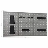 stol-roboczy-z-4-panelami-sciennymi-i-2-szafkami-stan-nowy
