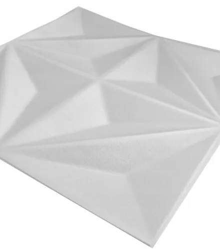 panele-scienne-biale-kasetony-3d-szmaragd-2m2-struktura-efekt-3d