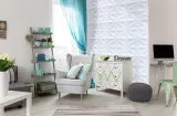panele-scienne-biale-kasetony-3d-szmaragd-2m2-dlugosc-50-cm