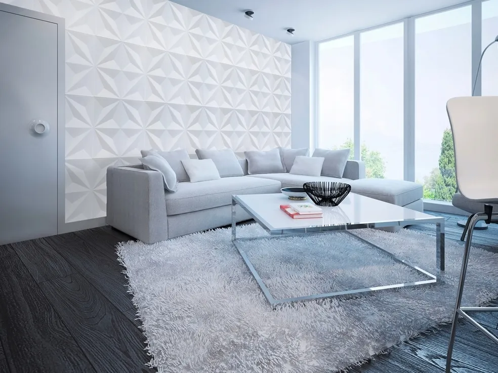 panele-scienne-biale-kasetony-3d-szmaragd-1m2