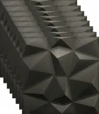 panele-scienne-czarne-kasetony-3d-diament-2m2