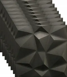 panele-scienne-czarne-kasetony-3d-diament-2m2