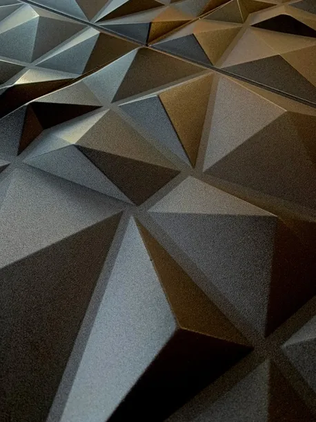panele-scienne-czarne-kasetony-3d-diament-2m2-struktura-efekt-3d