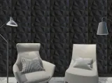 panele-scienne-czarne-kasetony-3d-diament-2m2-material-tworzywo-sztuczne