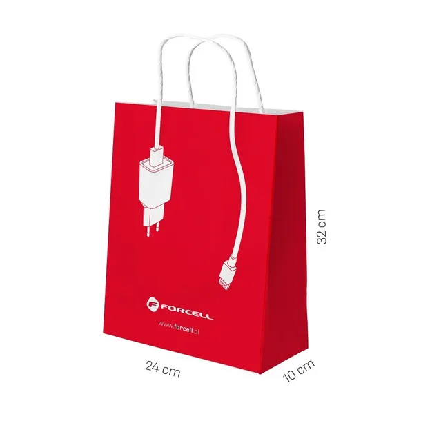 forcell-torba-papierowa-czerwona-waga-z-opakowaniem-0-3-kg