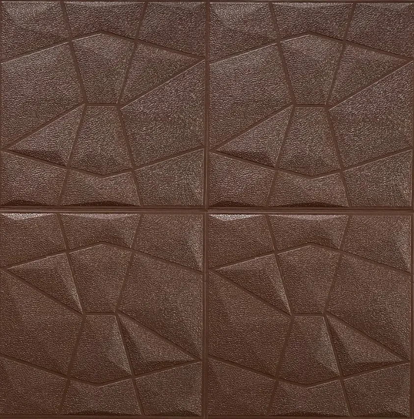 samoprzylepny-panel-scienny-3d-diament-brazowy-stan-nowy