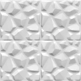 panele-scienne-biale-kasetony-3d-mars-zestaw-2m2-stan-nowy