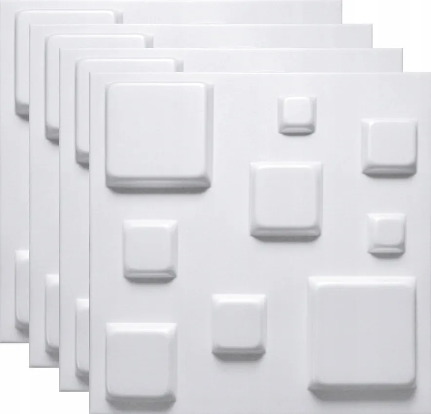 panele-scienne-kasetony-cube-3d-kwadrat-kostka-1m2-stan-nowy