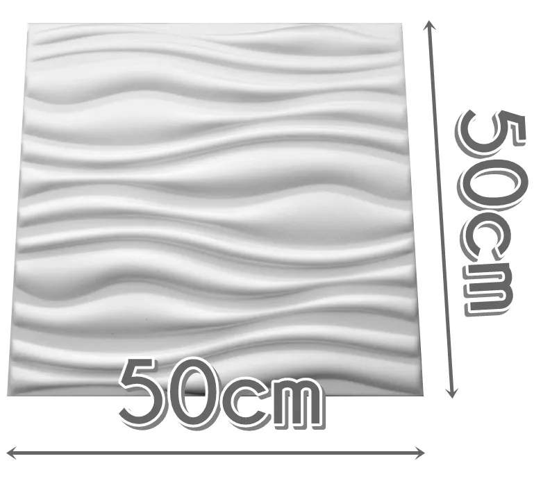 panele-scienne-biale-kasetony-3d-flow-zestaw-1m2