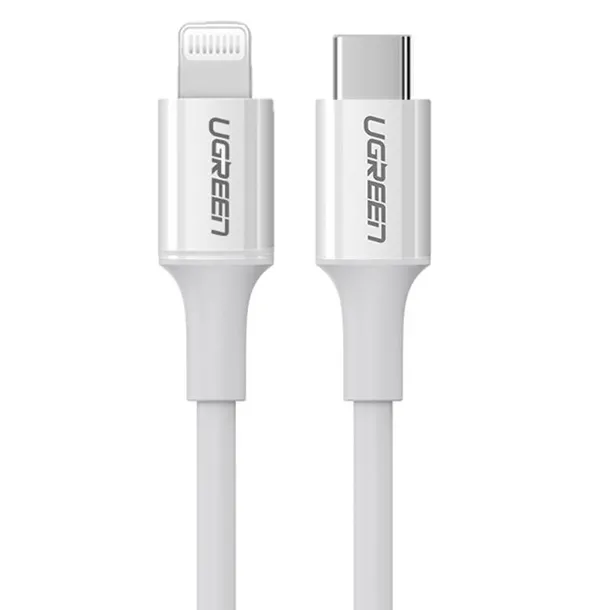 kabel-lightning-do-usb-c-ugreen-3a-us171-2m-bialy