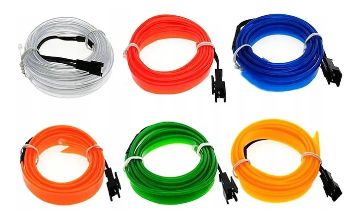 przewod-el-wire-led-1m-senso-stan-nowy