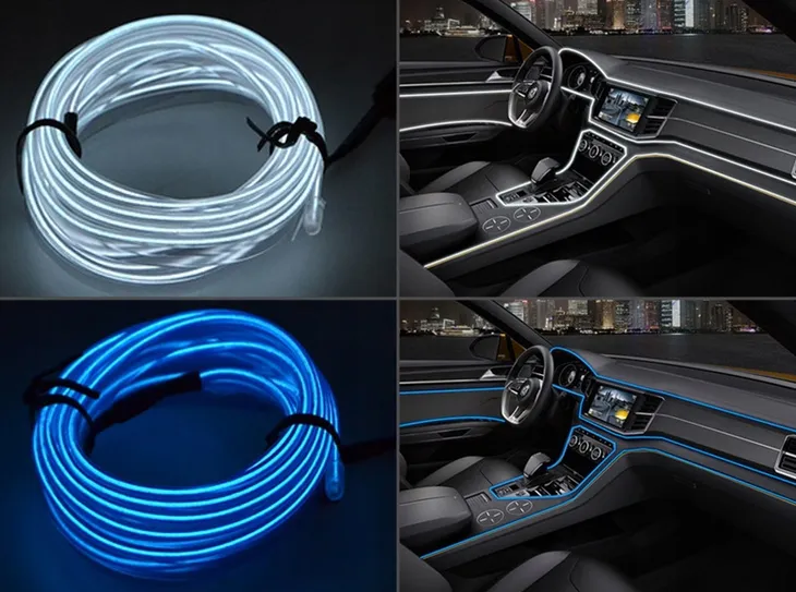 przewod-el-wire-led-1m-senso-stan-nowy