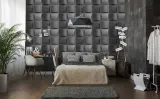 panele-scienne-czarne-kasetony-3d-pillow-pled-2m2-struktura-efekt-3d