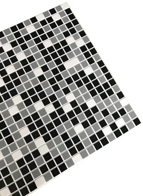 panele-scienne-3d-pvc-mosaic-black-mozaika-4x